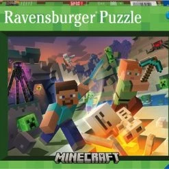 Ravensburger Puzzel Monster Minecraft - Legpuzzel - 100XXL Stukjes