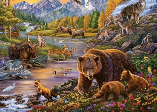 Ravensburger Puzzel Wildernis - Legpuzzel - 500 Stukjes 5 Ravensburger Puzzel Wildernis - Legpuzzel - 500 Stukjes - Afbeelding 3
