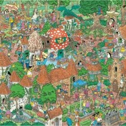 Jan Van Haasteren Efteling Sprookjesbos Puzzel - 1000 Stukjes -Exporteren puzzels winkel 550x393 2