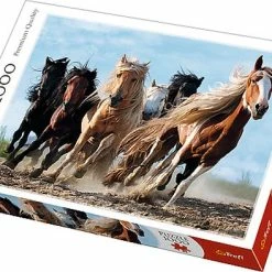 Trefl Paarden In Galop Puzzel - 1000 Stukjes -Exporteren puzzels winkel 550x394 30