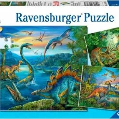 Ravensburger Dinosauri Rs - 3x49 Stukjes - Kinderpuzzel -Exporteren puzzels winkel 550x394 6