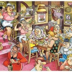 Wasgij Retro Mystery 5 Zondagse Lunch! Puzzel - 1000 Stukjes -Exporteren puzzels winkel 550x395 29