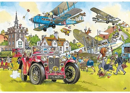 Wasgij Retro Destiny 5 Tijdreizen! Puzzel - 1000 Stukjes 6 Wasgij Retro Destiny 5 Tijdreizen! Puzzel - 1000 Stukjes - Afbeelding 4