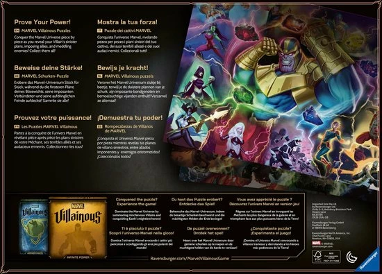 Ravensburger Puzzel Disney Marvel Villainous: Thanos 7 Ravensburger Puzzel Disney Marvel Villainous: Thanos - Afbeelding 5