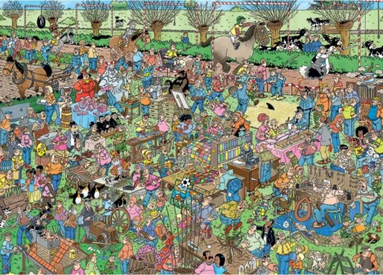 Jan Van Haasteren Oud Hollandse Ambachten Puzzel - 1000 Stukjes 5 Jan Van Haasteren Oud Hollandse Ambachten Puzzel - 1000 Stukjes - Afbeelding 3