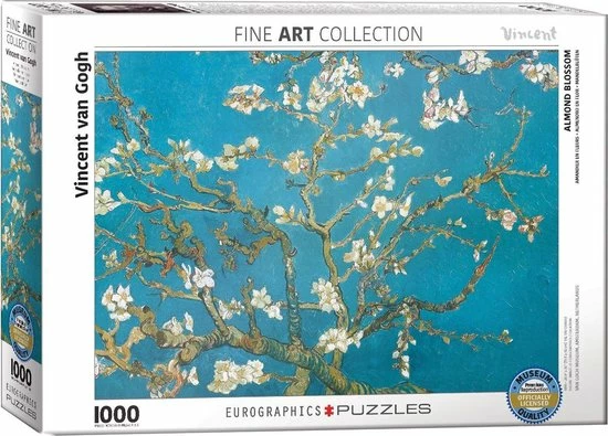 Eurographics Puzzel - Almond Blossom - Vincent Van Gogh (1000) 3 Eurographics Puzzel - Almond Blossom - Vincent Van Gogh (1000)