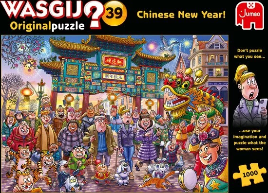 Wasgij Original 39 Chinees Nieuwjaar! Puzzel - 1000 Stukjes 7 Wasgij Original 39 Chinees Nieuwjaar! Puzzel - 1000 Stukjes - Afbeelding 5