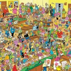 Jan Van Haasteren Het Bejaardentehuis 1500 Stukjes - Legpuzzel -Exporteren puzzels winkel 550x397