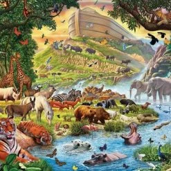 Eurographics Puzzel Noah`s Ark Before The Rain - 500 XXL Puzzel Voor Senioren Met Grote Stukken