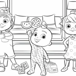 Just Games COCOMELON Vloerpuzzel - Een Zomerse Dag - 24 Stukjes . Puzzel En Kleurplaat . Formaat 70 50 -Exporteren puzzels winkel 550x398 16