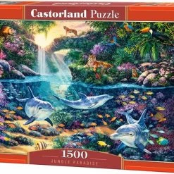 Castorland Jungle Paradise - 1500 Stukjes -Exporteren puzzels winkel 550x398 21