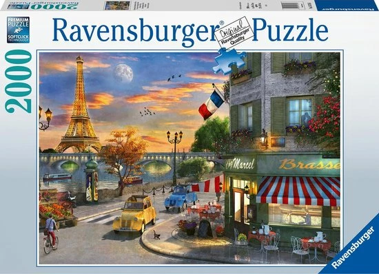 Ravensburger Puzzel 2.000 Stukjes Romantische Avond In Parijs 3 Ravensburger Puzzel 2.000 Stukjes Romantische Avond In Parijs