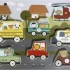 Mint And Milo Houten Voertuigen Puzzel - HOUTEN VOERTUIGEN PUZZEL MET DIEREN - HOUTEN VORMENPUZZEL MET AUTO'S - Houten Auto Puzzel - Houten Puzzel Vanaf 2 Jaar - Educatief Speelgoed - MET EEN GRATIS ABC POSTER KAART ERBIJ -Exporteren puzzels winkel 550x398 37