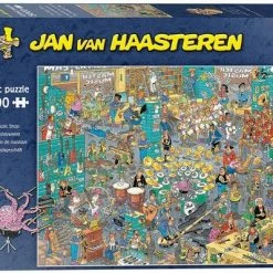 Jan Van Haasteren De Muziekwinkel Puzzel - 5000 Stukjes -Exporteren puzzels winkel 550x399 1