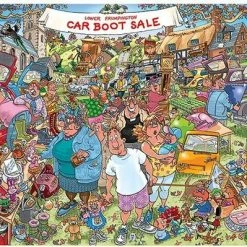 Wasgij Original 35 Vlooienmarkt Vondsten! Puzzel - 1000 Stukjes -Exporteren puzzels winkel 550x399
