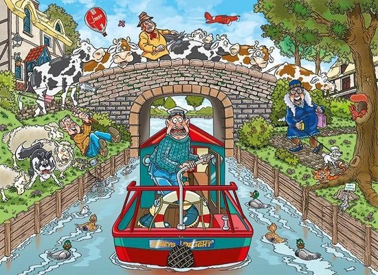 Wasgij Original 33 Stilte Op De Gracht! Puzzel - 1000 Stukjes 14 Wasgij Original 33 Stilte Op De Gracht! Puzzel - 1000 Stukjes - Afbeelding 12