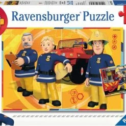 Ravensburger Puzzel Brandweerman Sam Aan Het Werk- 2x12 Stukjes - Kinderpuzzel -Exporteren puzzels winkel 550x400 7