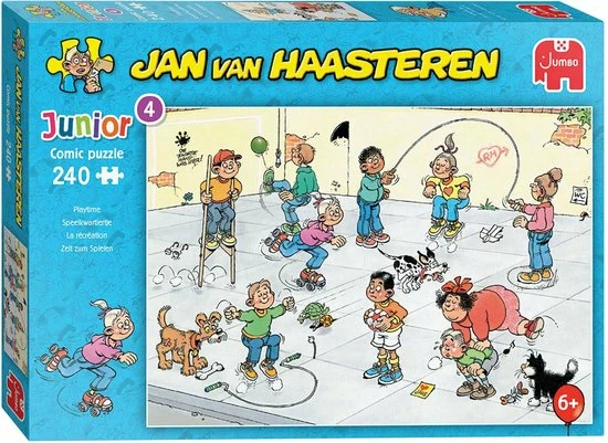 Jan Van Haasteren Junior Speelkwartiertje Puzzel - 240 Stukjes - Kinderpuzzel 8 Jan Van Haasteren Junior Speelkwartiertje Puzzel - 240 Stukjes - Kinderpuzzel - Afbeelding 6