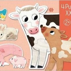 Goula 4 XXL Vormpuzzels Dieren Mama's En Baby's - 2+3+4+5 Stukjes -Exporteren puzzels winkel 550x403 28