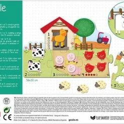 Goula Vormenpuzzel Boerderij Hout - Leren Tellen - 21 Stukjes 19 Goula Vormenpuzzel Boerderij Hout - Leren Tellen - 21 Stukjes -Exporteren puzzels winkel 550x403 45