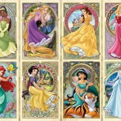 Ravensburger Puzzel Disney Art Nouveau Prinsessen - Legpuzzel - 1000 Stukjes -Exporteren puzzels winkel 550x404 25