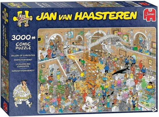 Jan Van Haasteren Rariteitenkabinet Puzzel - 3000 Stukjes 11 Jan Van Haasteren Rariteitenkabinet Puzzel - 3000 Stukjes - Afbeelding 9