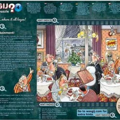 Wasgij Retro Mystery 4 Live Entertainment! Puzzel - 1000 Stukjes -Exporteren puzzels winkel 550x405 13