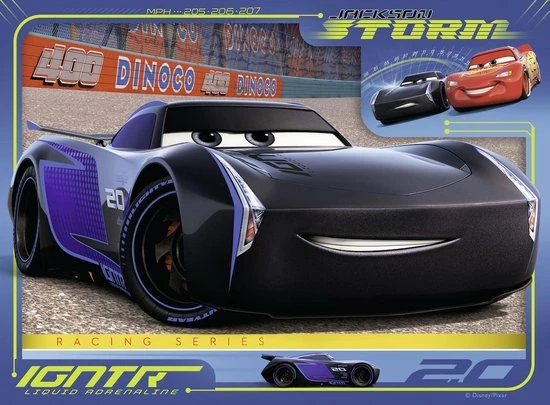 Ravensburgerpuzzel Disney Cars 3 Let's Race! - 12+16+20+24 Stukjes 7 Ravensburgerpuzzel Disney Cars 3 Let's Race! - 12+16+20+24 Stukjes - Afbeelding 5