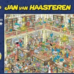 Jan Van Haasteren De Bibliotheek Puzzel - 1000 Stukjes -Exporteren puzzels winkel 550x406 17