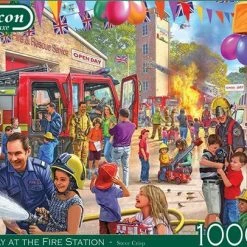 Falcon Puzzel Open Day At The Fire Station - Legpuzzel - 1000 Stukjes -Exporteren puzzels winkel 550x406 49
