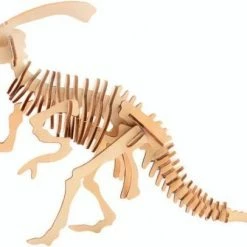 Merkloos Houten 3D Dinosaurus Puzzel, 4 Assorti -Exporteren puzzels winkel 550x406 60