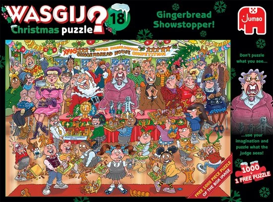 Wasgij Kerstmis Speculaas Bakwedstrijd 2x 1000 Stukjes - Legpuzzel 5 Wasgij Kerstmis Speculaas Bakwedstrijd 2x 1000 Stukjes - Legpuzzel - Afbeelding 3