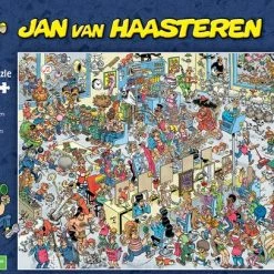 Jan Van Haasteren Bij De Kapper 1000 Stukjes - Legpuzzel -Exporteren puzzels winkel 550x407 2
