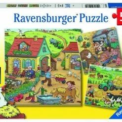 Ravensburger Puzzel Boerderij - 3x49 Stukjes - Kinderpuzzel -Exporteren puzzels winkel 550x407 38
