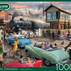 Falcon Puzzel The Level Crossing - Legpuzzel - 1000 Stukjes -Exporteren puzzels winkel 550x407 52
