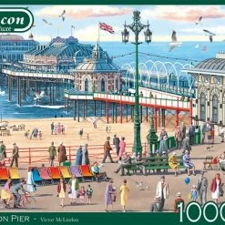 Falcon Puzzel Brighton Pier - Legpuzzel - 1000 Stukjes -Exporteren puzzels winkel 550x407 66