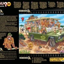 Wasgij Original 31 Safari Spektakel! Puzzel - 1000 Stukjes -Exporteren puzzels winkel 550x408 22