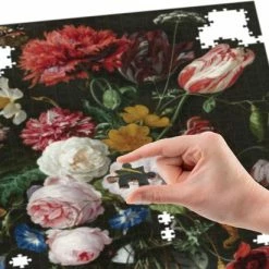 Grafix Puzzel 1000 Stukjes Volwassenen | Thema Bloemen In Vaas | Puzzel | Formaat 50 X 70 CM | Schilderij Puzzel -Exporteren puzzels winkel 550x411 7