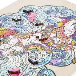 Grafix Houten Puzzel Unicorn | Unieke Puzzelstukjes In Vorm Van Fantasie Thema | 130 Puzzelstukjes | Puzzel Voor Kinderen En Volwassenen | Formaat 30 X 22.5 CM | Cadeau Voor Jong En Oud -Exporteren puzzels winkel 550x412 31