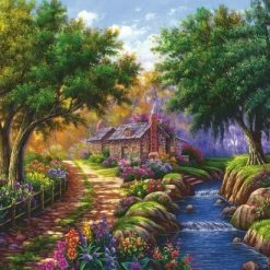 Ravensburger Puzzel Cottage Bij De Rivier - Legpuzzel - 1500 Stukjes -Exporteren puzzels winkel 550x412 53