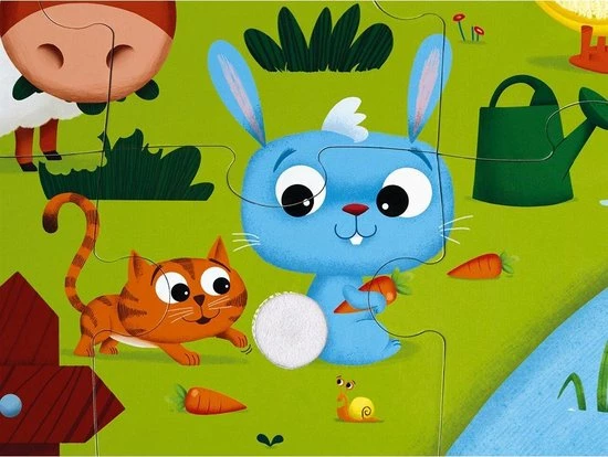 Janod Voelpuzzel - Boerderijdieren 9 Janod Voelpuzzel - Boerderijdieren - Afbeelding 7