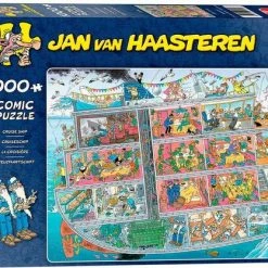 Jan Van Haasteren Cruiseschip Puzzel - 1000 Stukjes -Exporteren puzzels winkel 550x417 1