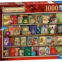 Ravensburger Puzzel The Christmas Library - Legpuzzel - 1000 Stukjes -Exporteren puzzels winkel 550x417 17