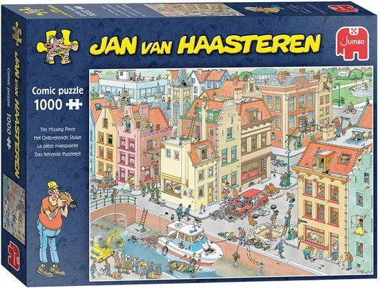 Jan Van Haasteren Het Ontbrekende Stukje Puzzel - 1000 Stukjes 10 Jan Van Haasteren Het Ontbrekende Stukje Puzzel - 1000 Stukjes - Afbeelding 8