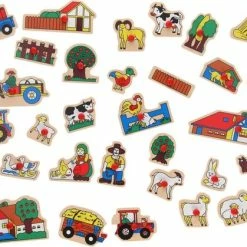 John Toys Houten Knopjespuzzel Boerderij 31 Stukjes -Exporteren puzzels winkel 550x419 17