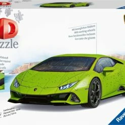 Ravensburger Lamborghini Hurac N EVO Groen - 3D Puzzel - 108 Stukjes