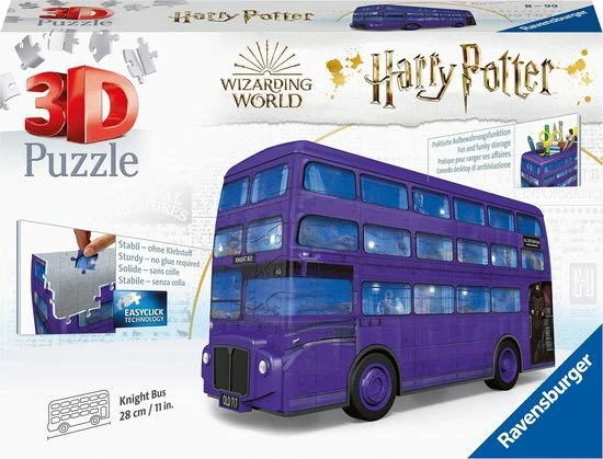 Ravensburger Harry Potter Bus - 3D Puzzel - 216 Stukjes 3 Ravensburger Harry Potter Bus - 3D Puzzel - 216 Stukjes