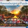 Ravensburger Puzzel Fietsen In Amsterdam - Legpuzzel - 1000 Stukjes -Exporteren puzzels winkel 550x420 20