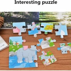 Sara Shop Hout Puzzel Van 12 Stukjes -Legpuzzels - Dier- Koe -Exporteren puzzels winkel 550x420 38