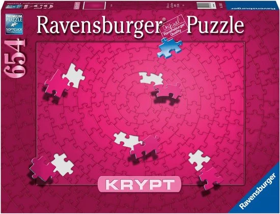 Ravensburger Krypt Puzzel Zwart - Legpuzzel - 736 Stukjes 7 Ravensburger Krypt Puzzel Zwart - Legpuzzel - 736 Stukjes - Afbeelding 5
